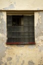 Old glass-bricks window