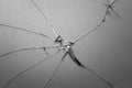 Broken mirror shattered in many pieces. Cracked glass ,The mirror crack Texture Background