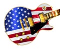 Old Glory Flag Guitar