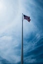 Old Glory at Four Corners National Monument Royalty Free Stock Photo