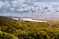 Old Goa,Goa/India- December 15 2019:Landscape view of Goan Churches from Old Goa.