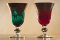 Old goblets Royalty Free Stock Photo