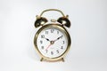 The old gold Clock (10:10AM) Royalty Free Stock Photo