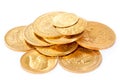 Old gold coins Royalty Free Stock Photo