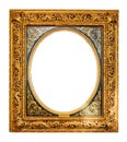 Old gold frame Royalty Free Stock Photo