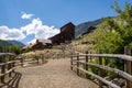 Old gold mining ruins in Bayhorse, Idaho ghost town, part of the Salmon-Challis National Forest