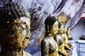 Old golden buddha statue at Wat Phra Phutthachai in Saraburi, Th