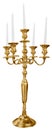 Old golden candlestick