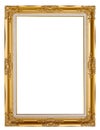 Old Golden frame Royalty Free Stock Photo