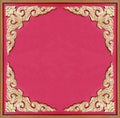 Old golden picture frame Royalty Free Stock Photo