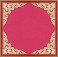 Old golden picture frame Royalty Free Stock Photo