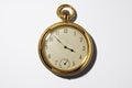 Old golden pocket watch Royalty Free Stock Photo