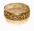 Old golden ring Royalty Free Stock Photo
