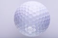 Old Golf Ball Close-up On Light Background Royalty Free Stock Photo