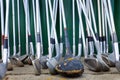 Old Golf Clubs Royalty Free Stock Photo