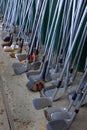 Old Golf Clubs Royalty Free Stock Photo