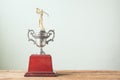 Old golf trophy Royalty Free Stock Photo