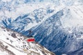 Old gondola lift at Elbrus mountain Royalty Free Stock Photo