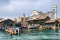 Old gondola repair yard in Squero de San Trovaso Royalty Free Stock Photo