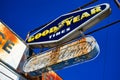 Old Goodyear tire band sign