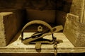 Old gopher trap sepia