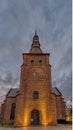 Old gothic Abbey church in Ystad, Sweden