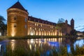 Old gothic castle in Lidzbark Warminski, Poland, Europe