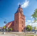 Old gothic church or St. Mary`s Cathedral in Gorzow Wielkopolski Royalty Free Stock Photo