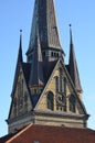 Old Gothic church of St. Nikolai in Flensburg / Germany Royalty Free Stock Photo