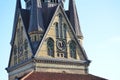 Old Gothic church of St. Nikolai in Flensburg / Germany Royalty Free Stock Photo