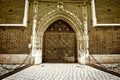 Old gothic door Royalty Free Stock Photo