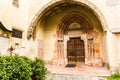 Old gothic door in Salzburg, Austria. Royalty Free Stock Photo