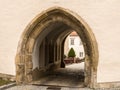 Old gothic entrance of monastery in Klosterneuburg Royalty Free Stock Photo