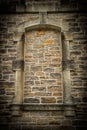 Old, Gothic Style Stoned Up Window Frame Royalty Free Stock Photo