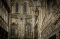 Old gotic Cathedral medieval vintage detail