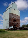 Old Grain Elevator At Central Alberta Railway Museum