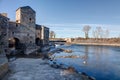 The old grain mill of Saint Thibery - Herault - Occitany - France Royalty Free Stock Photo