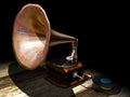 Old gramophone Royalty Free Stock Photo