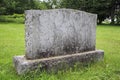 Old granite grave marker blank for customizing