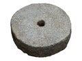 Old granite mill stone Royalty Free Stock Photo