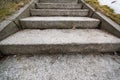 Old granite staircase