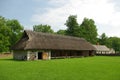 Old grass roof building Royalty Free Stock Photo