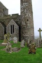 Old gravestones and structures,Rock Of Cashel,County Tipperary, Ireland,October,2014 Royalty Free Stock Photo