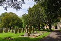 St Luke`s churchyard in Stickney, Lincolnshire UK