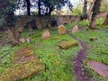 Old Graveyard Barons Haugh Nature Reserve Motherwell. Scotland.UK.