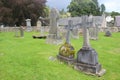 Old Graveyard of the former church of Moulin, near Pitlochry, Scotland. Royalty Free Stock Photo