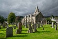 Old church of Moulin graveyard near Pitlochry, Scotland Royalty Free Stock Photo