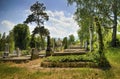 Old graveyard in transylvania