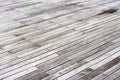 Old gray outdoor wooden floor.