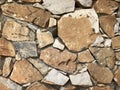 Old gray stone wall for abstract background Royalty Free Stock Photo